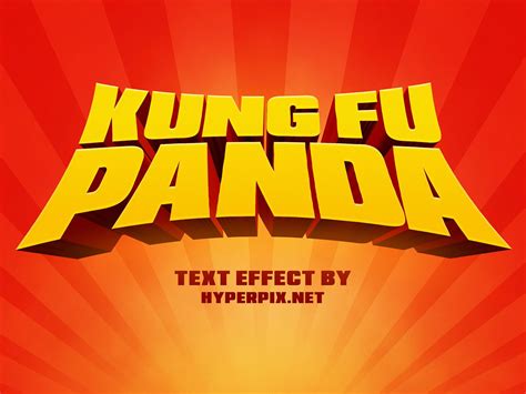 kung fu panda text